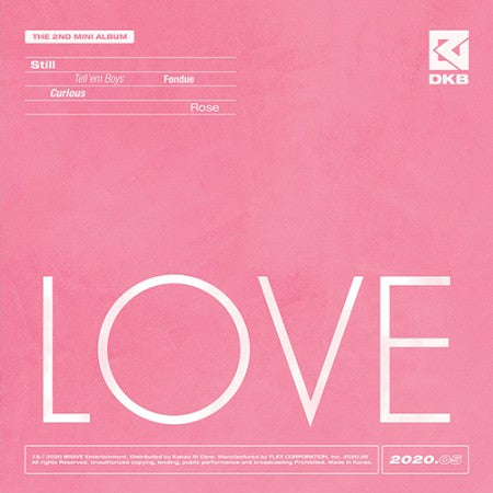 DKB - LOVE (2ND MINI ALBUM)