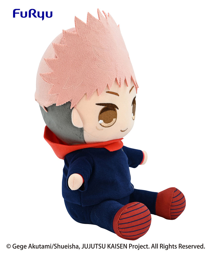 JUJUTSU KAISEN-KYURUMARU BIG PLUSH TOY-YUJI ITADORI-