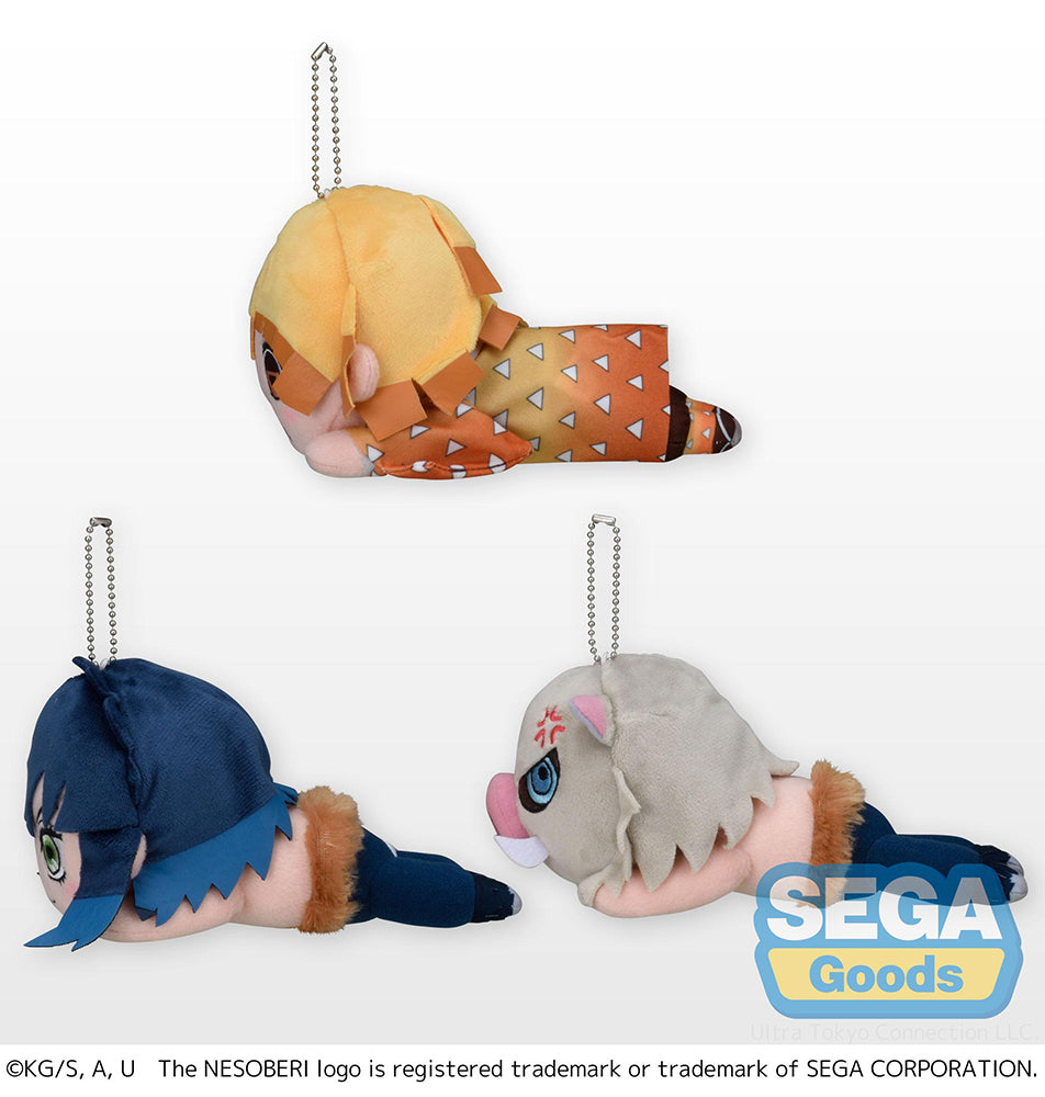NESOBERI DEMON SLAYER LAY-DOWN MEDIUM PLUSH ZENITSU AGATSUMA/HASHIBIRA INOSUKE