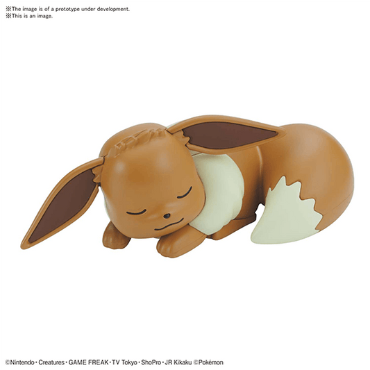 POKEMON MODEL KIT QUICK!! 07 EEVEE (SLEEPING POSE)
