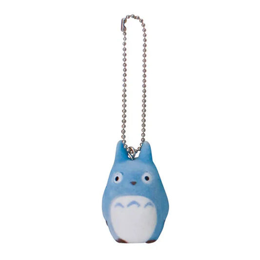 Blue Totoro "My Neighbor Totoro", Sekiguchi Flocked Key Chain