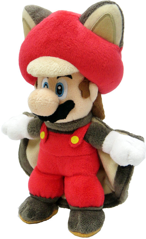 SUPER MARIO - FLYING SQUIRREL MARIO 9" PLUSH