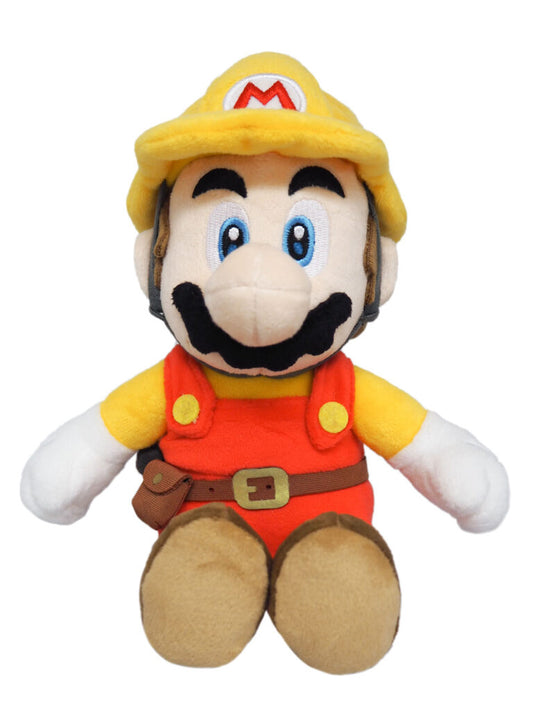 SUPER MARIO - BUILDER MARIO 10" PLUSH