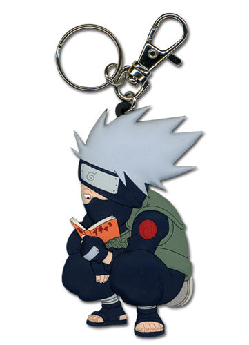 NARUTO KAKASHI READING THE PARADISE PVC KEY CHAIN