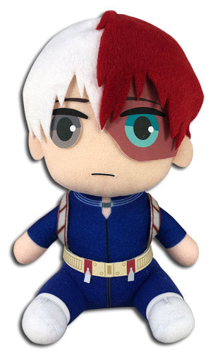 MY HERO ACADEMIA - TODOROKI HERO COSTUME SITTING PLUSH 8''