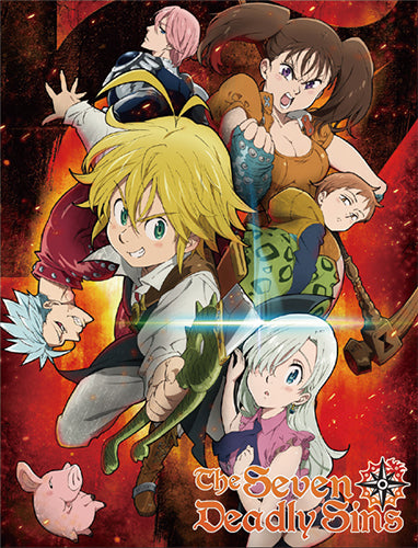 THE SEVEN DEADLY SINS - GROUP 2 SUBLIMATION THROW BLANKET