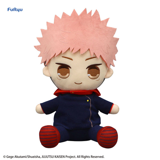 JUJUTSU KAISEN-KYURUMARU BIG PLUSH TOY-YUJI ITADORI-