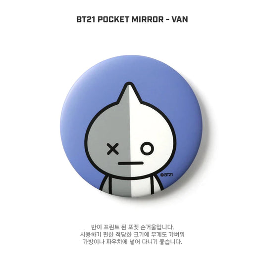 BT21 POCKET MIRROR VAN