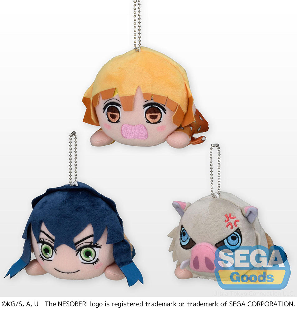 NESOBERI DEMON SLAYER LAY-DOWN MEDIUM PLUSH ZENITSU AGATSUMA/HASHIBIRA INOSUKE