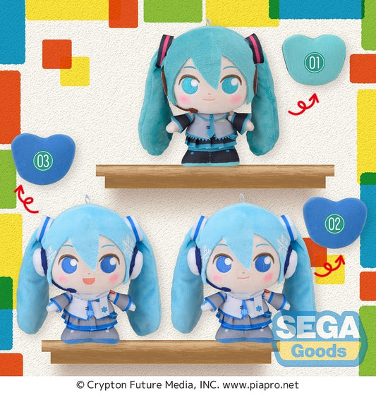 MOIPON "HATSUNE MIKU SERIES" MP PLUSH "HATSUNE MIKU & SNOW MIKU"