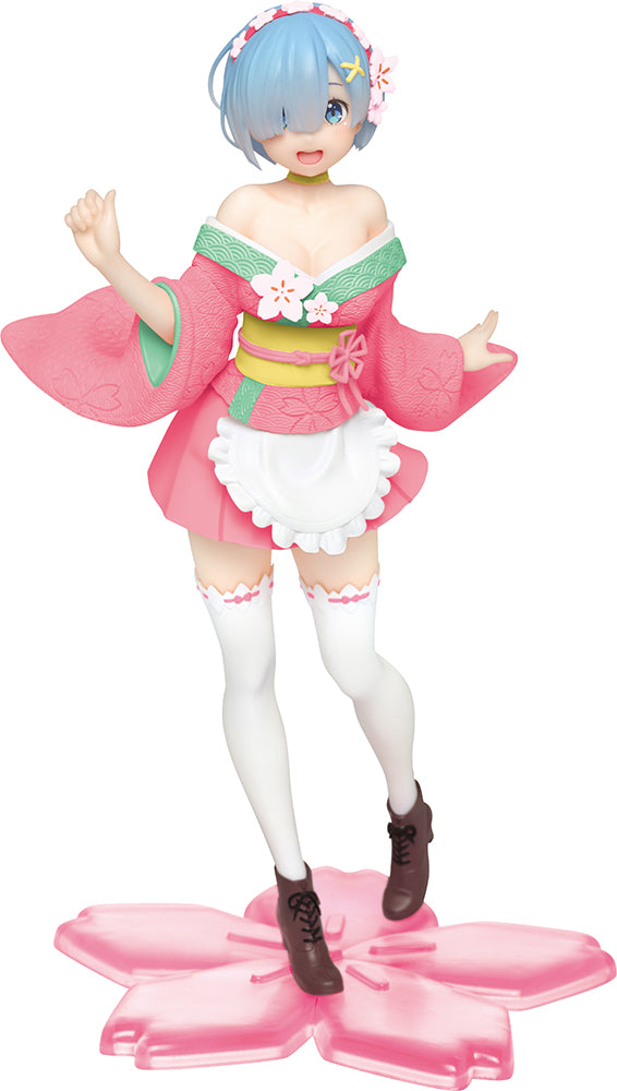 RE:ZERO PRECIOUS FIGURE - REM ~ORIGINA SAKURA IMAGE VER.~RENEWAL~ PRIZE FIGURE