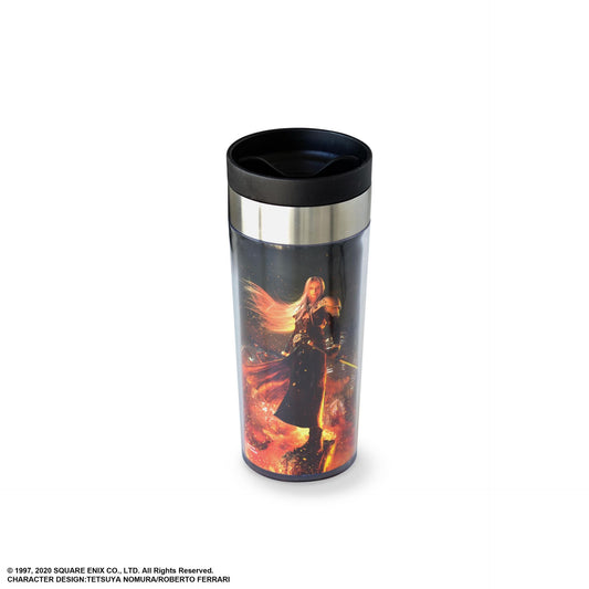 FINAL FANTASY VII REMAKE METALLIC ART TUMBLER SEPHIROTH