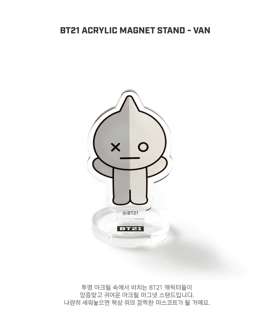 BT21 ACRYLIC MAGNET STAND VAN