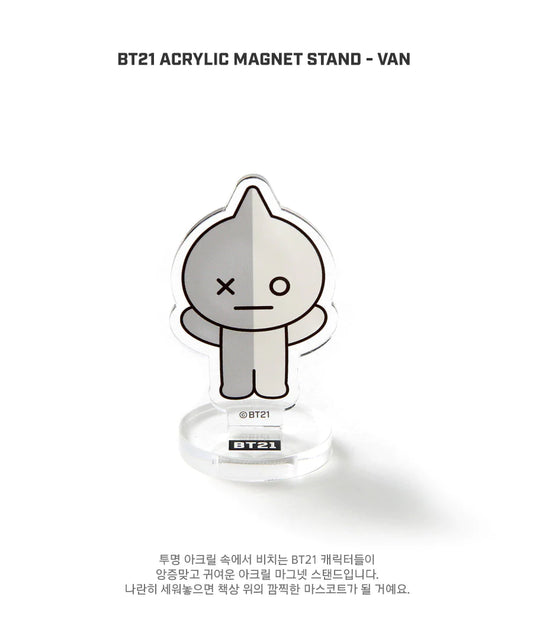 BT21 ACRYLIC MAGNET STAND VAN