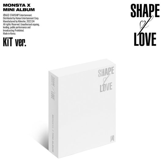 MONSTA X - SHAPE OF LOVE (11TH MINI ALBUM) KIT ALBUM